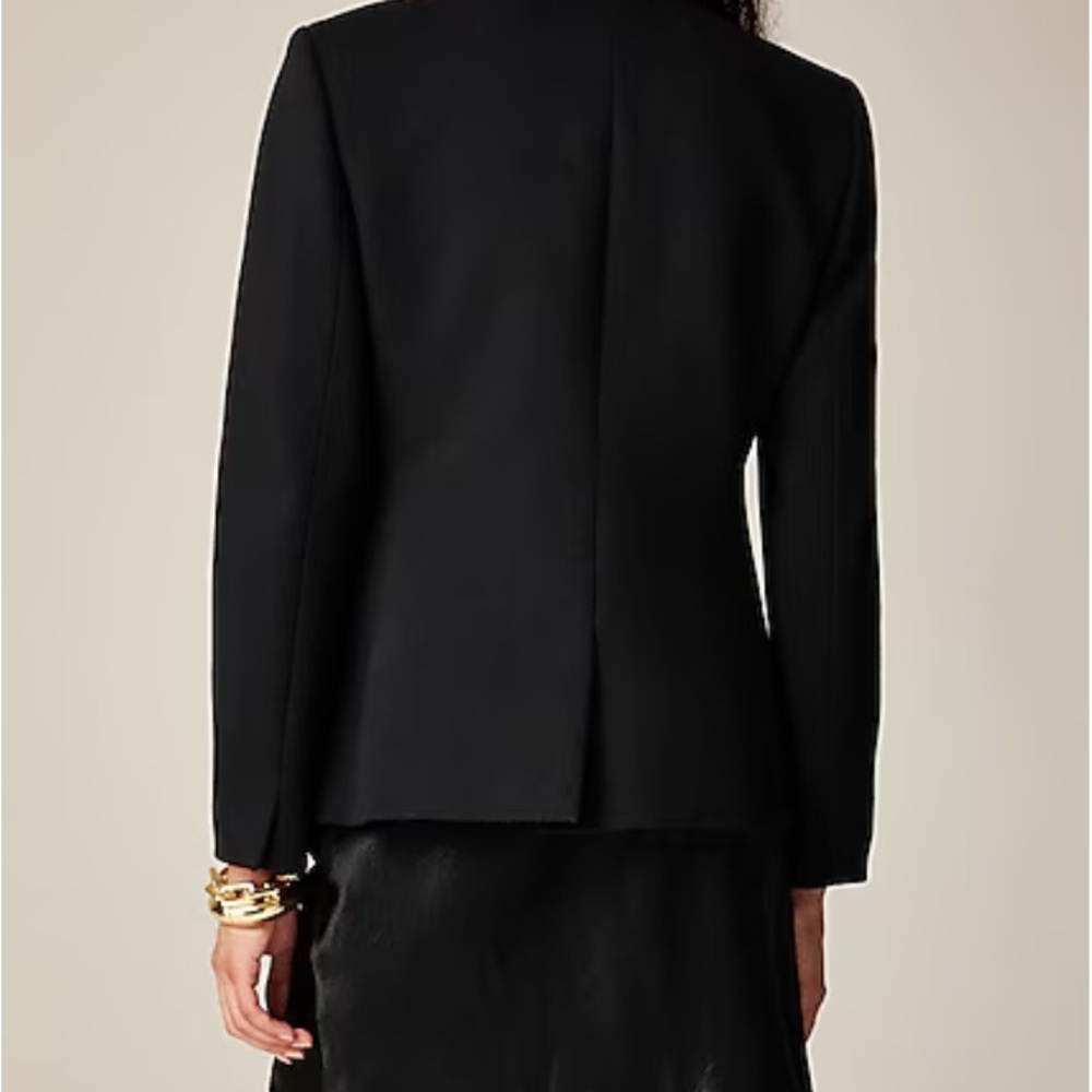 NWOT Elegant Black Women's J CREW Going Out Blazer - Picture 2 of 3